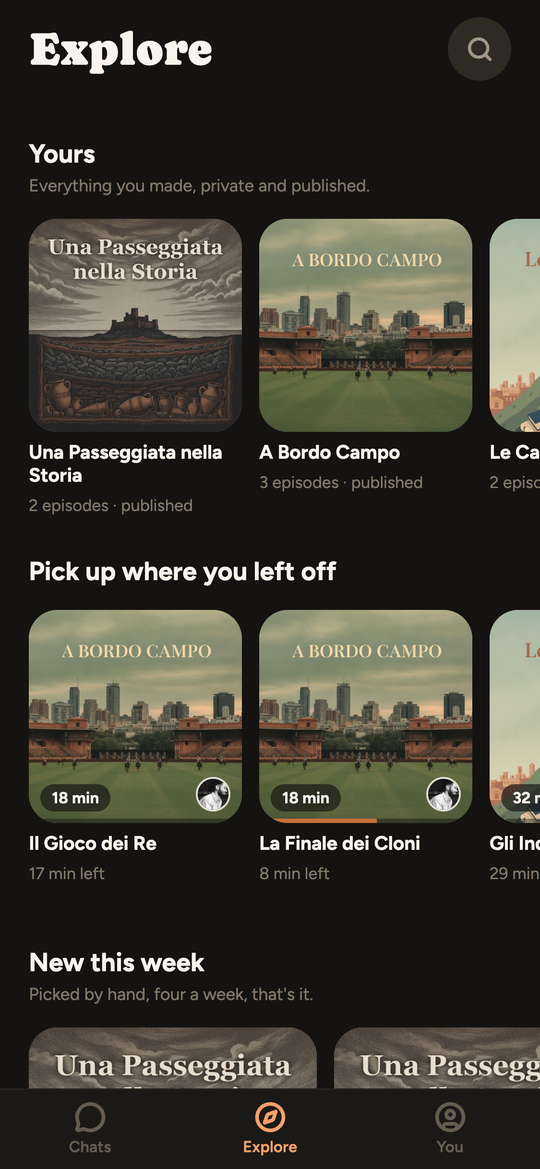 Explore: series on Earshot