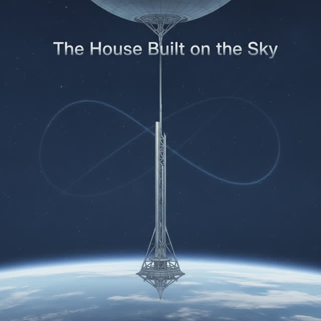 Cover art of the series The House Built on the Sky, generated by Earshot